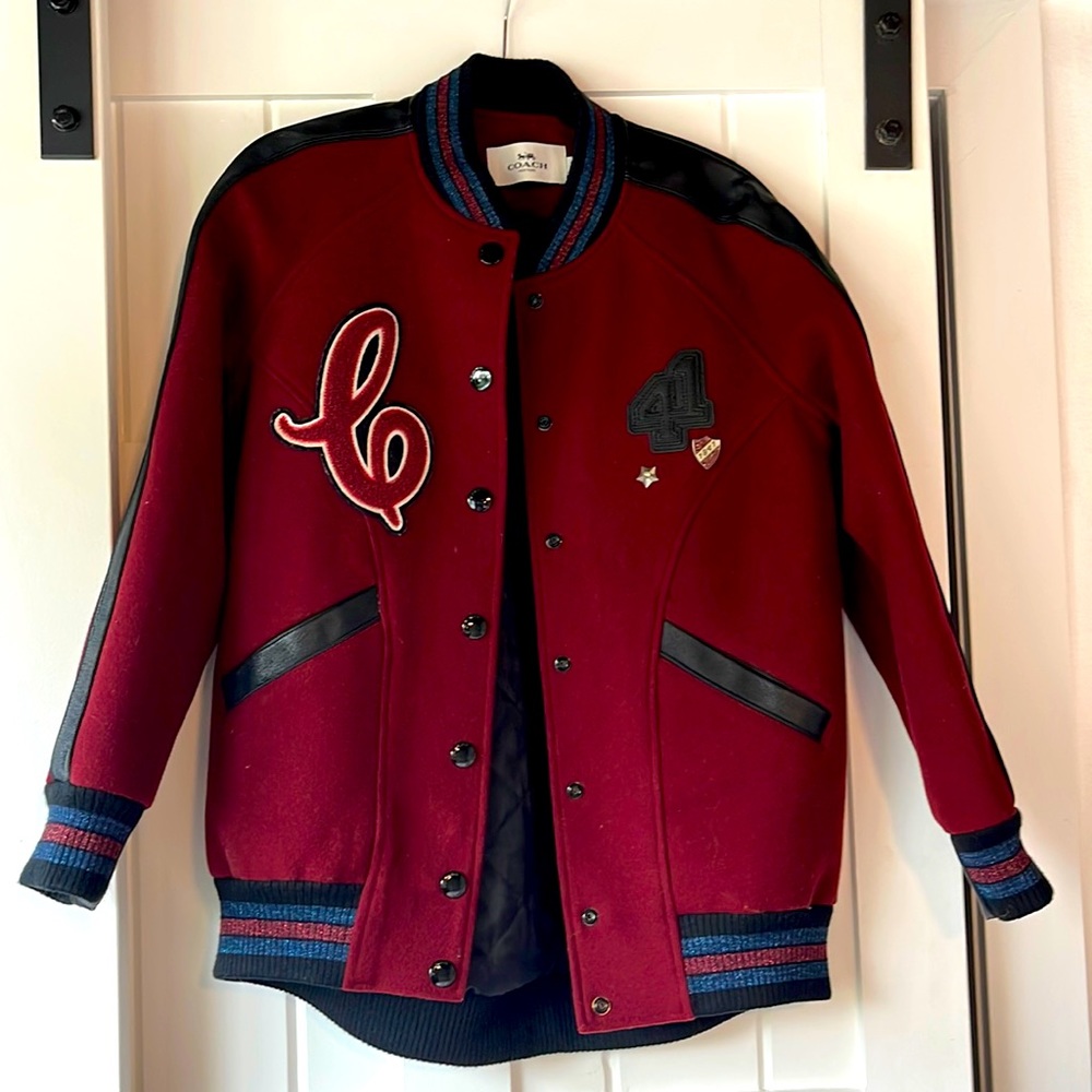 Coach Womens Boyfriend Varsity Jacket